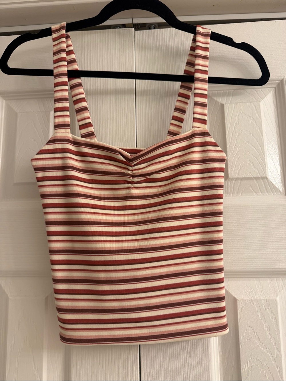 Edikted Adelia Striped Ruched Tank Top - Picture 4 of 5